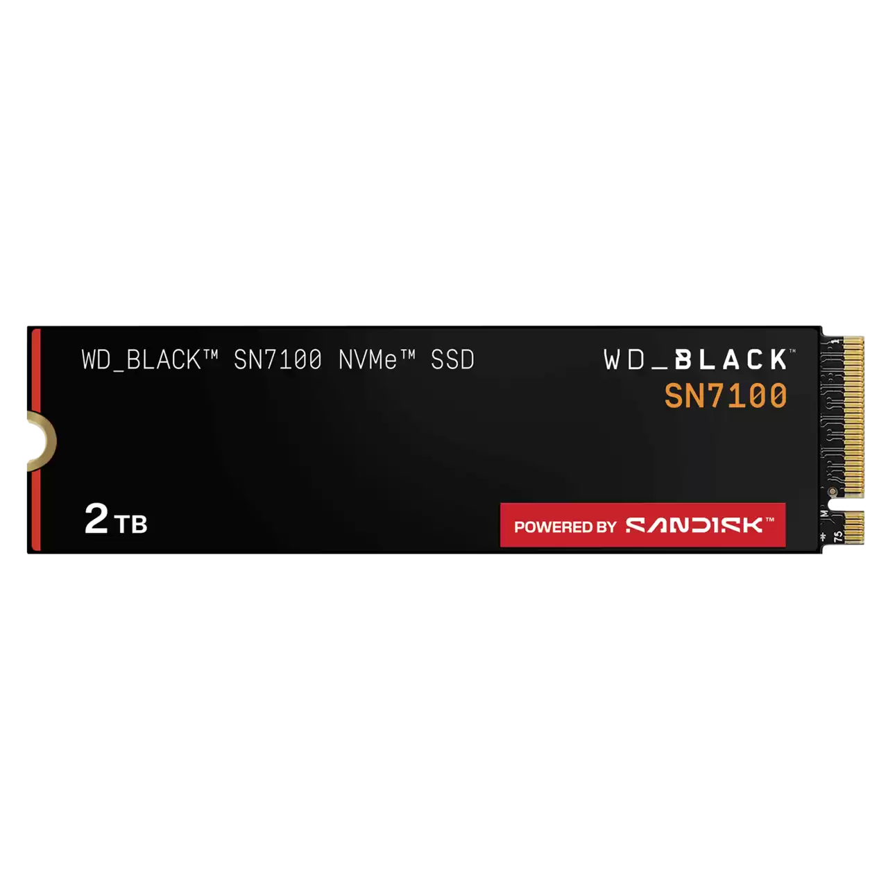 SSD gắn trong SSD WD 2TB Black SN7100 PCle Gen4x 4 NVMe M.2 WDS200T4X0E-00CJA0 - Bảo Hành 5 năm