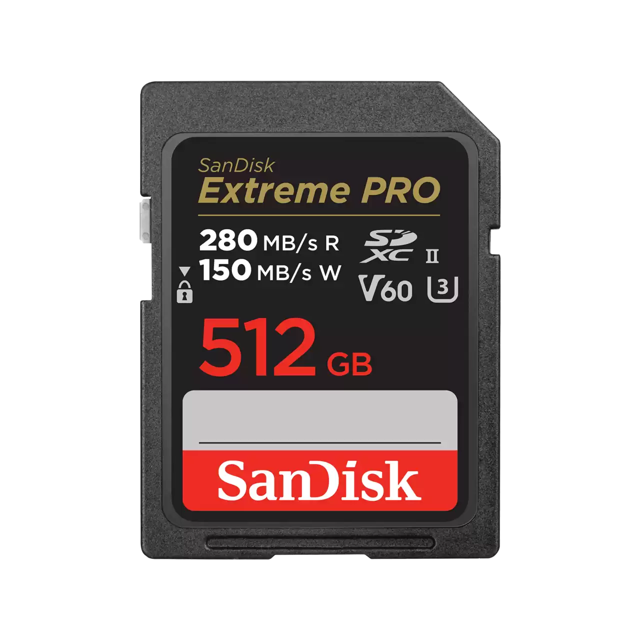 Thẻ nhớ SDXC SanDisk Extreme Pro 512GB V60 U3 UHS-II upto 280MB/s SDSDXEP-512G-GN4IN - Bảo hành 7 năm