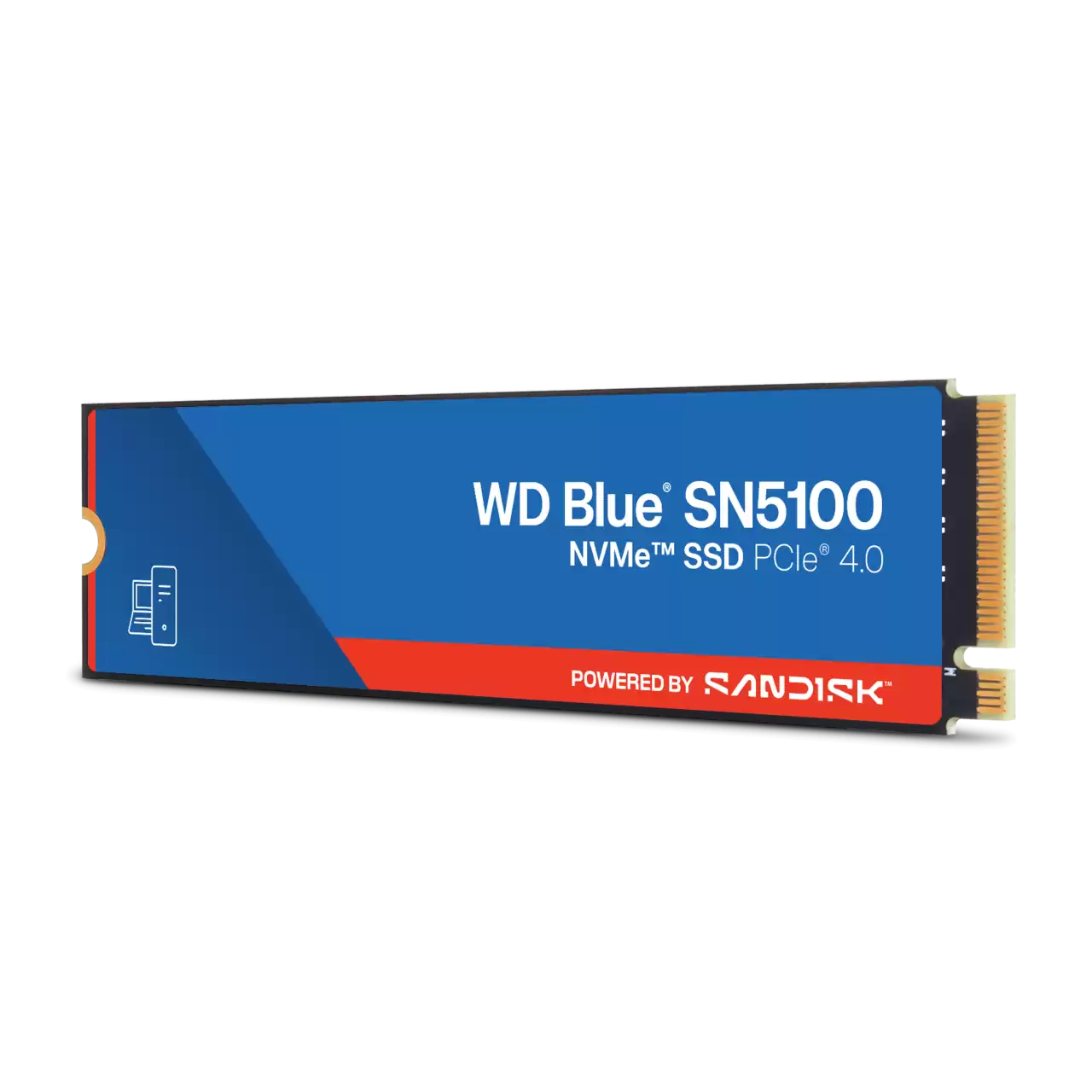 SSD gắn trong WD 2TB Blue SN5100 PCle Gen4x 4 NVMe M.2 WDS200T5B0EE upto 7100Mb/s - Bảo Hành 5 năm