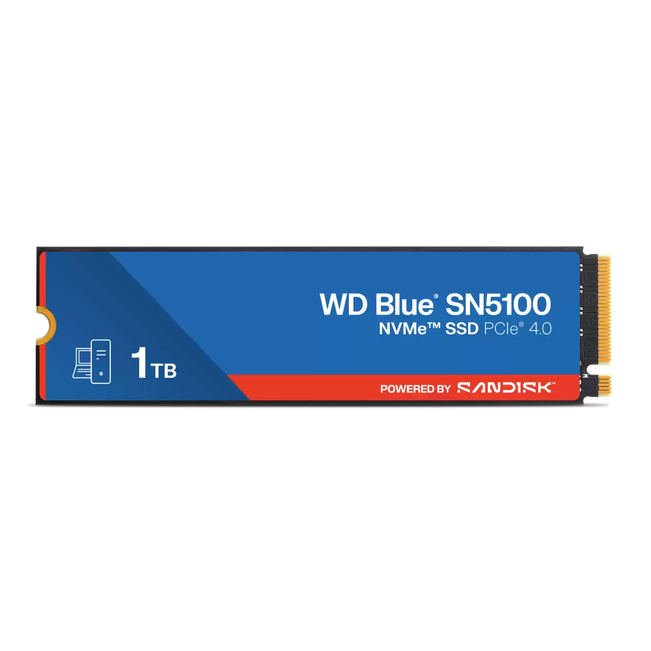 SSD gắn trong WD 1TB Blue SN5100 PCle Gen4x 4 NVMe M.2 WDS100T5B0E - Bảo Hành 5 năm