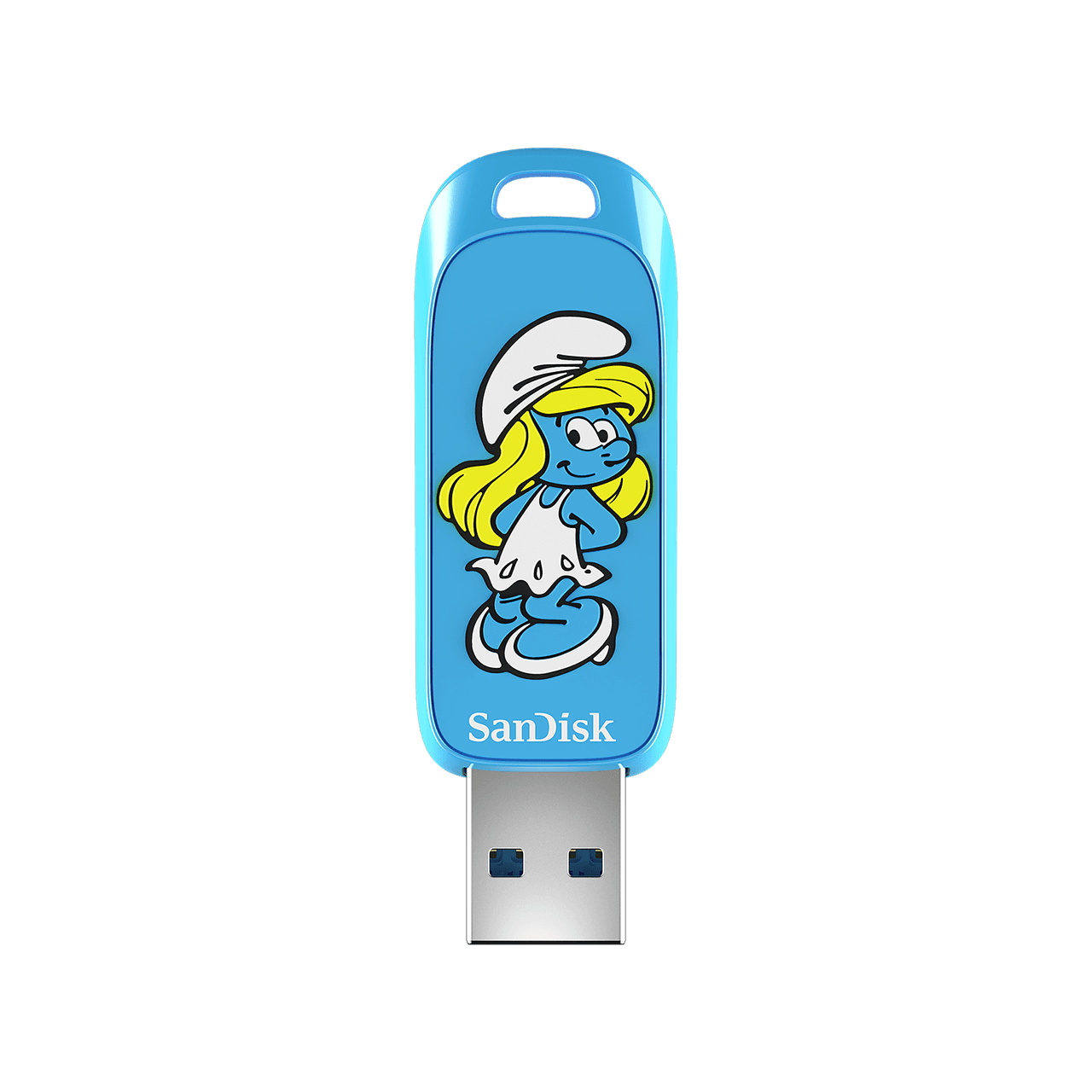 USB 3.2 Sandisk Smurfette Edition TypeA SDCZIS 256GB 130MB/s SDCZIS-256G-G46 xì trum - Bảo hành 5 năm
