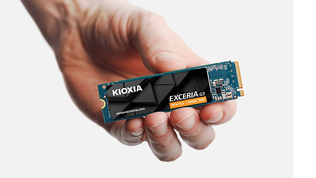 Ổ cứng gắn trong SSD KIOXIA EXCERIA G3 1TB M2 2280 PCIe Gen5 x4 upto 10000MB/s LVC10Z001TG8 - Bảo hành 5 năm