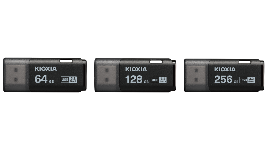 USB 3.2 KIOXIA TransMemory U301 128GB upto 100MB/s LU301K128GG4 Đen - Bảo hành 5 năm