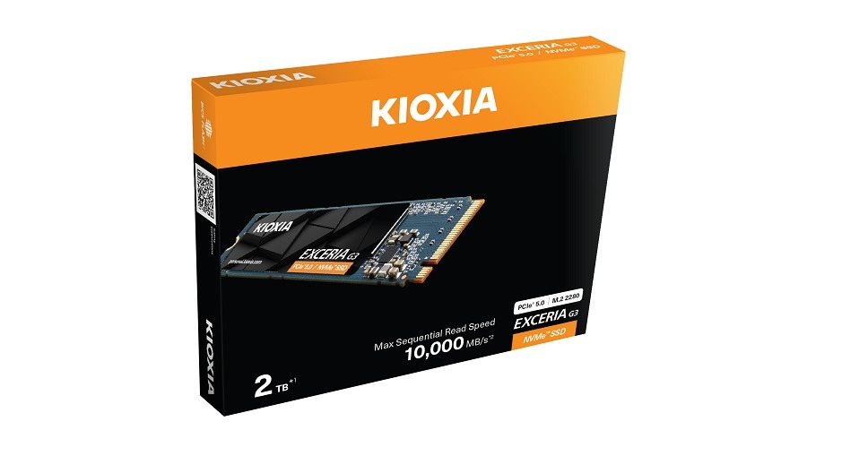 Ổ cứng gắn trong SSD KIOXIA EXCERIA G3 1TB M2 2280 PCIe Gen5 x4 upto 10000MB/s LVC10Z001TG8 - Bảo hành 5 năm