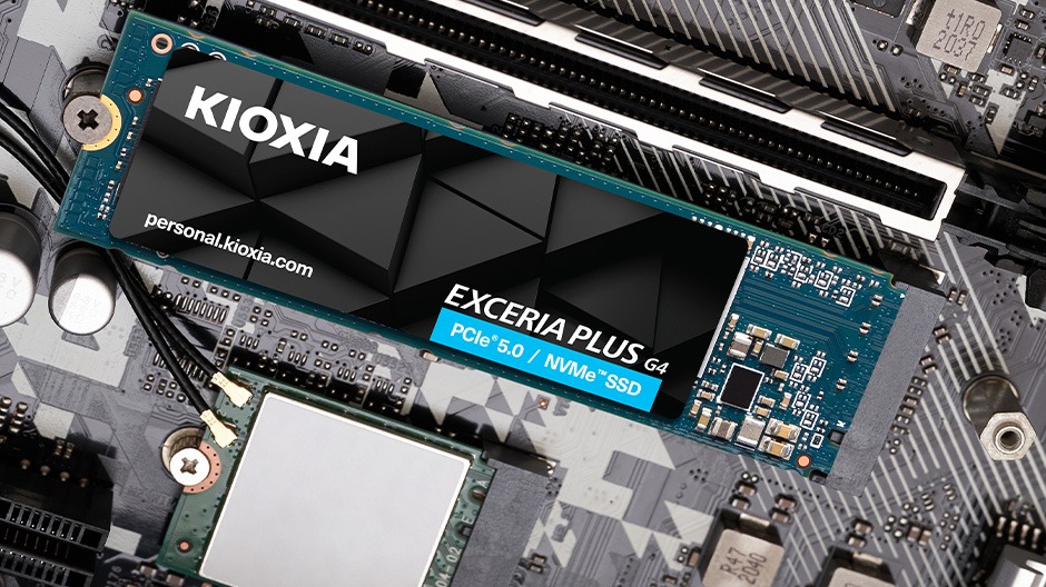 Ổ cứng gắn trong SSD KIOXIA EXCERIA PLUS G4 1TB M2 2280 PCIe Gen5 x4 upto 10000MB/s LVD10Z001TG8 - Bảo hành 5 năm
