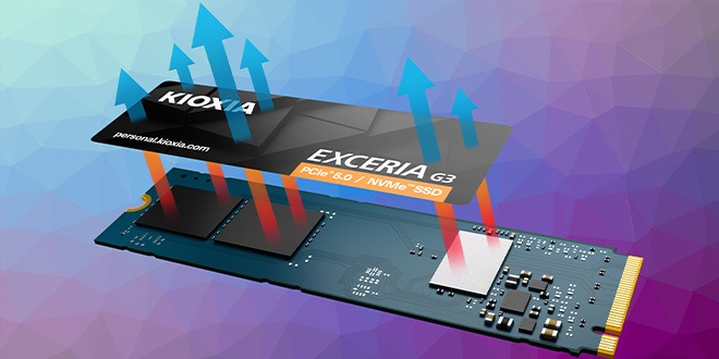 Ổ cứng gắn trong SSD KIOXIA EXCERIA G3 1TB M2 2280 PCIe Gen5 x4 upto 10000MB/s LVC10Z001TG8 - Bảo hành 5 năm