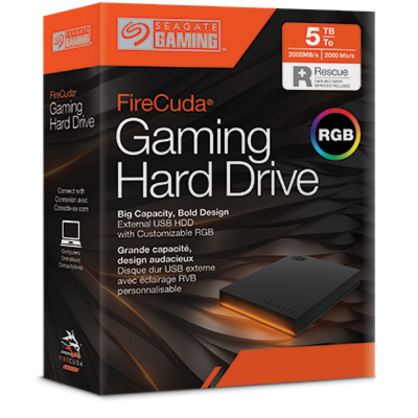Ổ cứng di động HDD Seagate Firecuda Gaming 2TB 2.5" USB 3.0 upto 140MB/s STKL2000400 - Bảo hành 3 năm