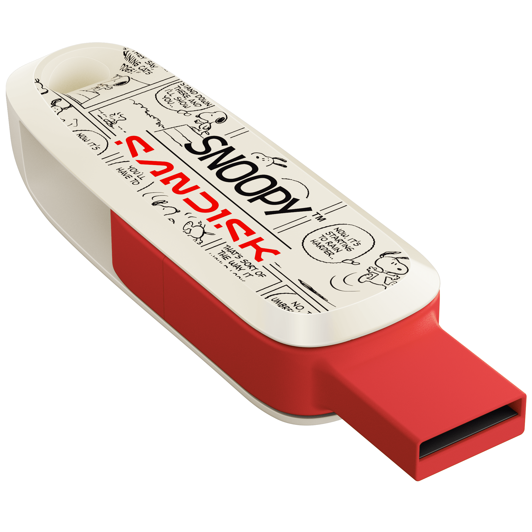 USB 3.2 OTG Sandisk Snoopy Phone Drive Type-C SDDDC6 128GB 100MB/s SDDDC6-128G-PS46 Màu Đỏ - Bảo hành 5 năm