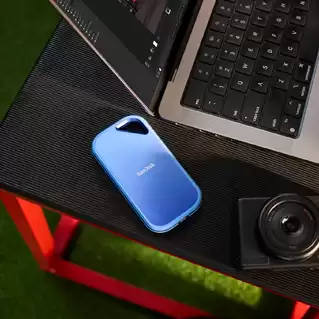 Ổ cứng di động SSD Sandisk Creator 4TB E81C 2000MB/s SDSSDE81C-4T00-G25 màu xanh - Bảo hành 5 năm