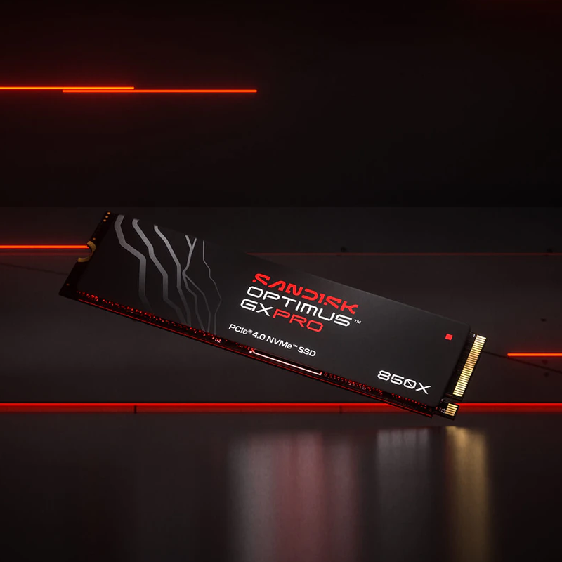 Ổ cứng gắn trong SSD SANDISK Optimus GX PRO 850X PCIe 2TB M2 2280 PCIe NVMe Gen 4.0 x4 upto 7300MB/s, SDSP81200TAN-000E0 - Bảo hành 5 năm