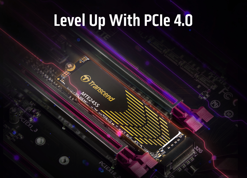 Ổ cứng gắn trong SSD Transcend TS500GMTE245S 500GB M.2 2280 NVMe PCIe Gen3x4 3D TLC R/W 3200/1900MB/s - Bảo Hành 5 năm
