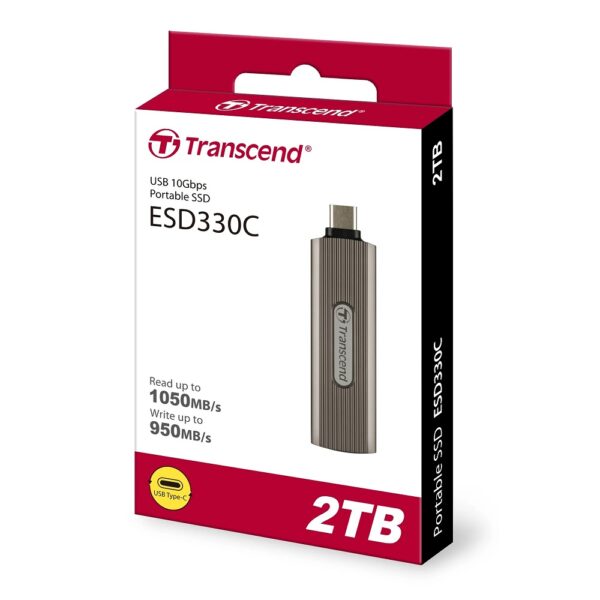 Ổ cứng di động SSD Transcend ESD330C 512GB 1050MB/s TS512GESD330C - Bảo hành 5 năm