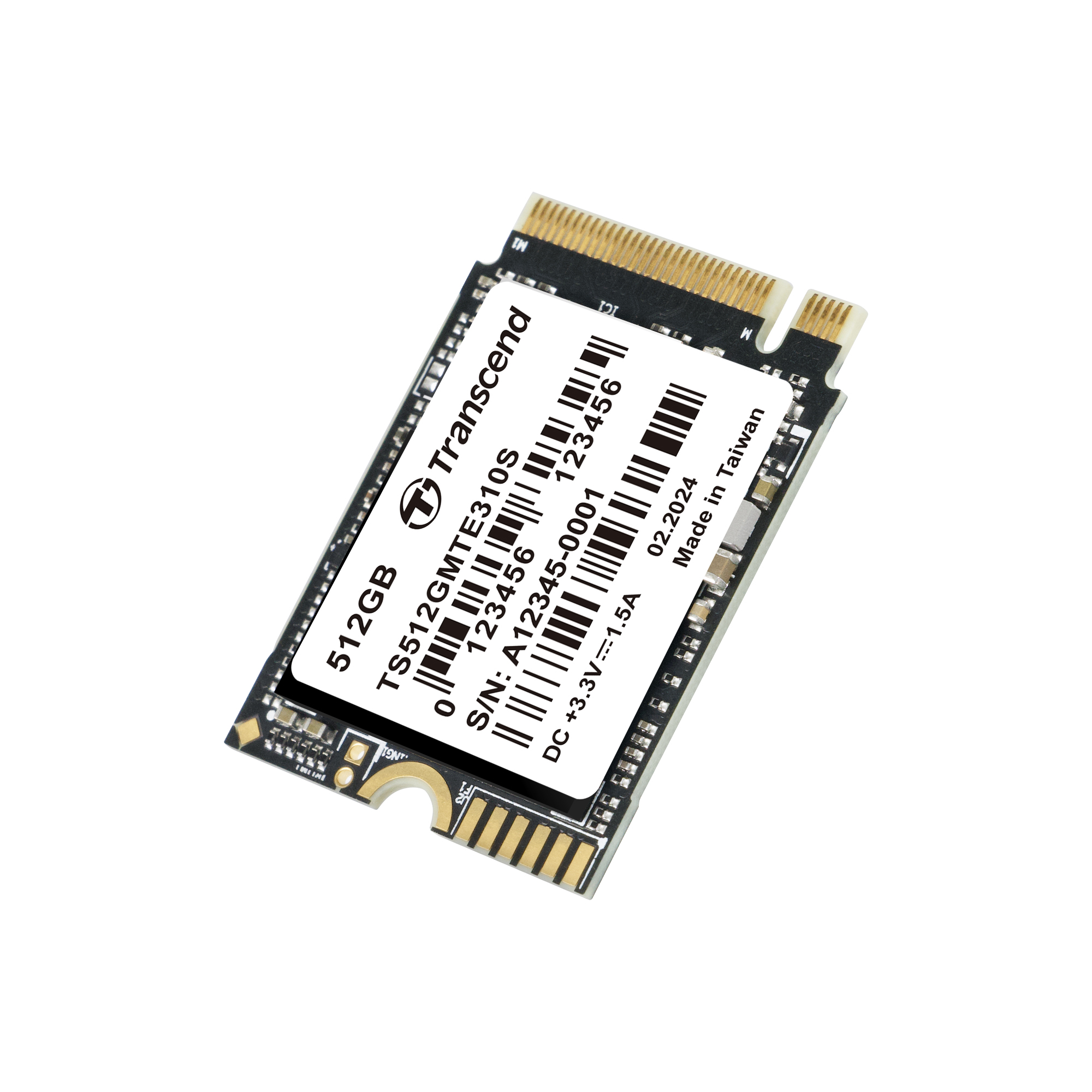Ổ cứng gắn trong SSD Transcend TS512GMTE310S 512GB M.2 2230 NVMe PCIe Gen4x4 R/W 3300/1700 MB/s - Bảo Hành 5 năm