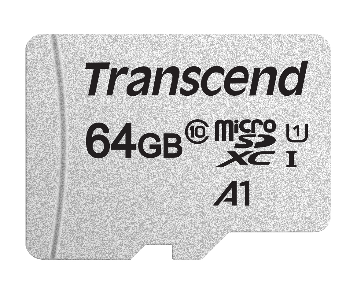 Thẻ nhớ MicroSDXC Transcend 64GB up to 95MB/s TS64GUSD300S-A - Bảo hành 3 năm