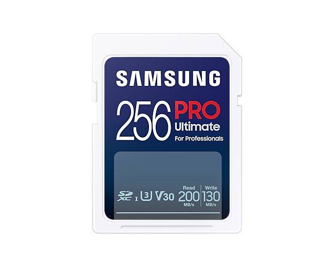 Thẻ nhớ SDXC Samsung PRO Ultimate UHS-I 256GB 200MB/s MB-SY256S/WW - Bảo hành 10 năm