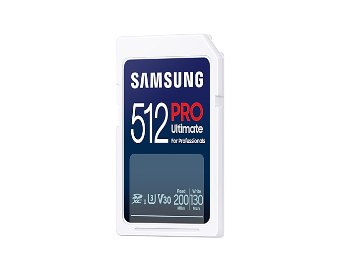 Thẻ nhớ SDXC Samsung PRO Ultimate UHS-I 512GB 200MB/s MB-SY512S/WW - Bảo hành 10 năm