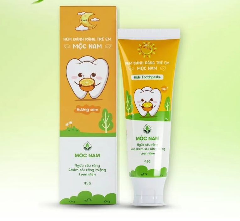 Kem Đánh Răng Trẻ Em Mộc Nam