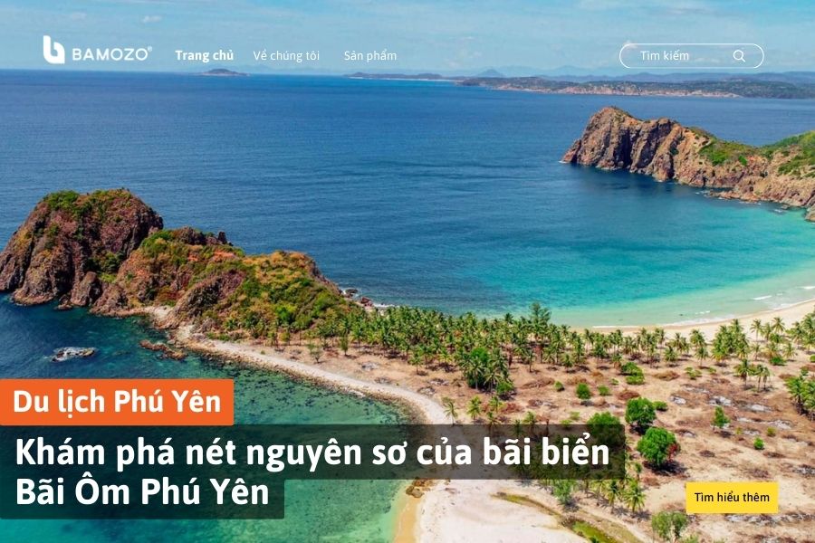 Khám phá nét nguyên sơ của bãi biển Bãi Ôm Phú Yên
