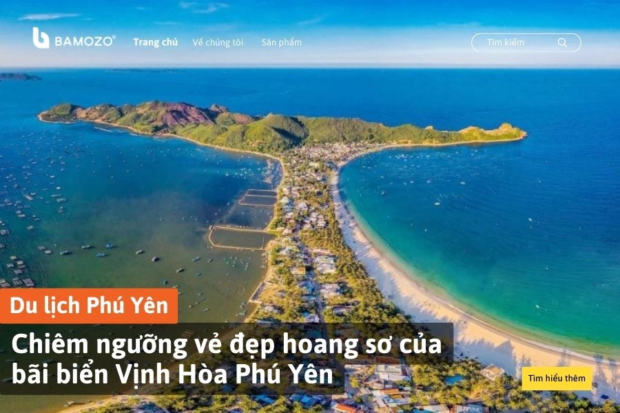 Chiêm ngưỡng vẻ đẹp hoang sơ của bãi biển Vịnh Hòa Phú Yên