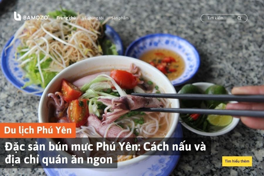 Đặc sản bún mực Phú Yên: Cách nấu và địa chỉ quán ăn ngon