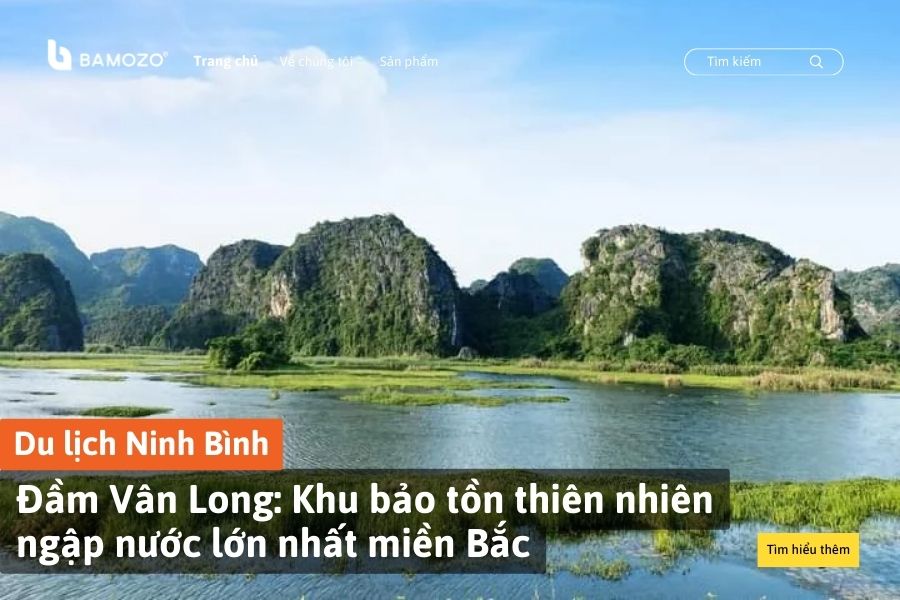 Đầm Vân Long: Khu bảo tồn thiên nhiên ngập nước lớn nhất miền Bắc