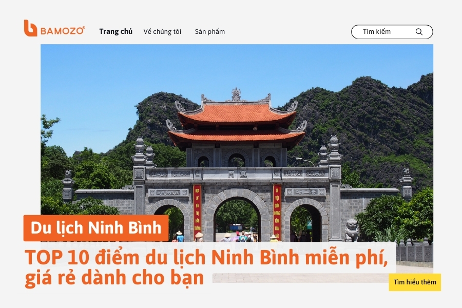 Địa điểm du lịch Ninh Bình giá rẻ không thể bỏ qua