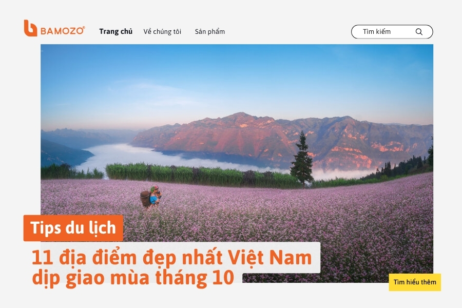 Khám phá 11 điểm du lịch đẹp nhất Việt Nam trong tháng 10 này