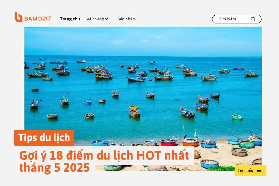 Top 18 điểm du lịch hè hấp dẫn nhất trong tháng 5
