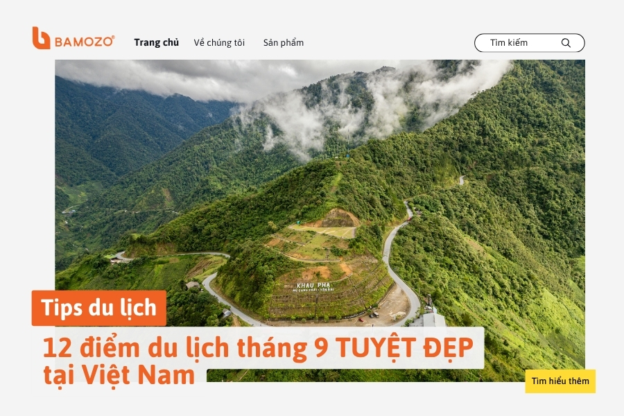 List 12 tọa độ không thể bỏ qua khi du lịch mùa thu tháng 9