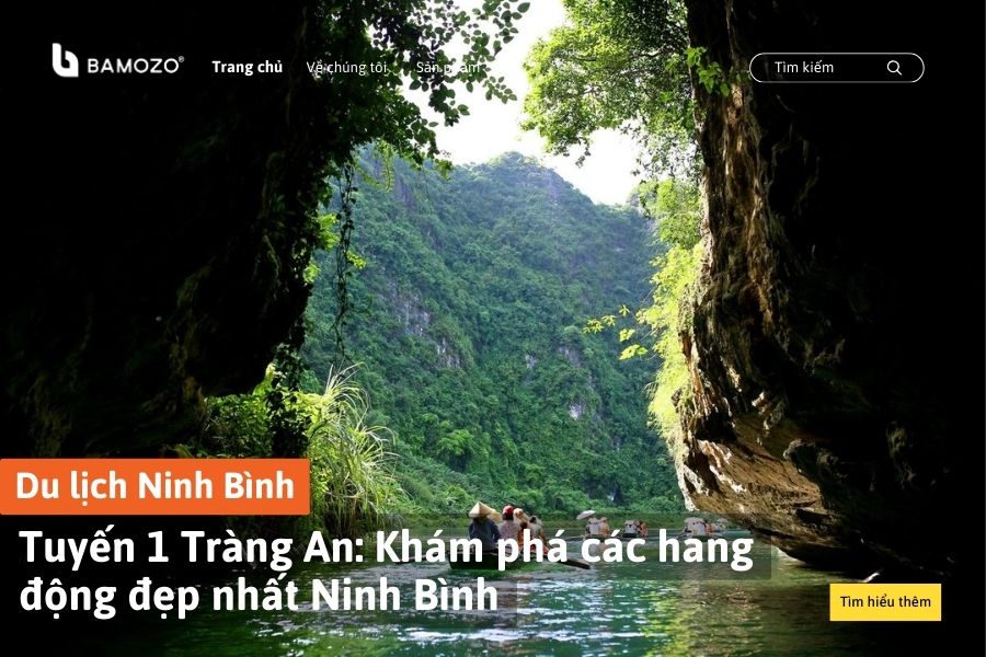 Du lịch Tràng An tuyến 1: Khám phá các hang động đẹp nhất Tràng An