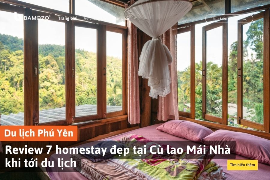 Review 7 homestay đẹp tại Cù lao Mái Nhà khi tới du lịch