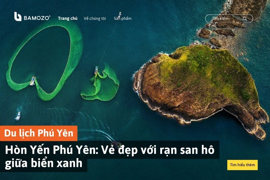Hòn Yến Phú Yên: Vẻ đẹp với rạn san hô giữa biển xanh