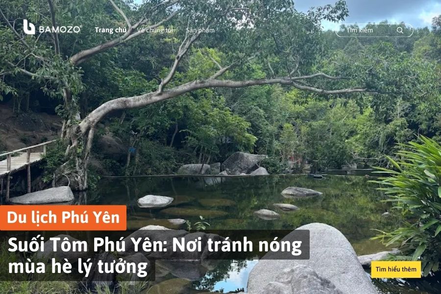 Suối Tôm Phú Yên: Nơi tránh nóng mùa hè lý tưởng
