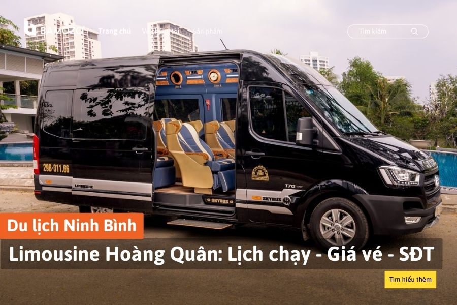 Nhà xe Hoàng Quân Ninh Bình: Lịch chạy và SĐT liên hệ đặt chỗ