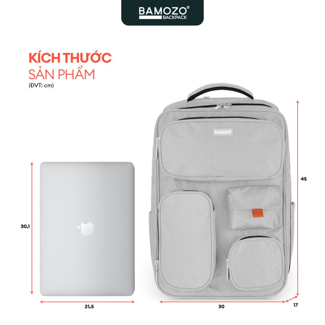 Balo du lịch BAMOZO Signature chống nước BL06