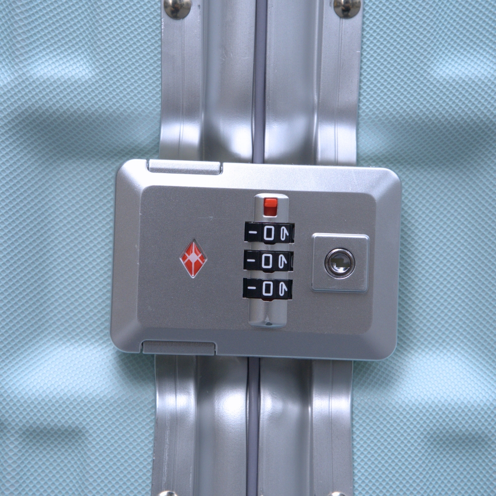 Vali khung nhôm 9066A khóa số bảo mật tiêu chuẩn Mỹ