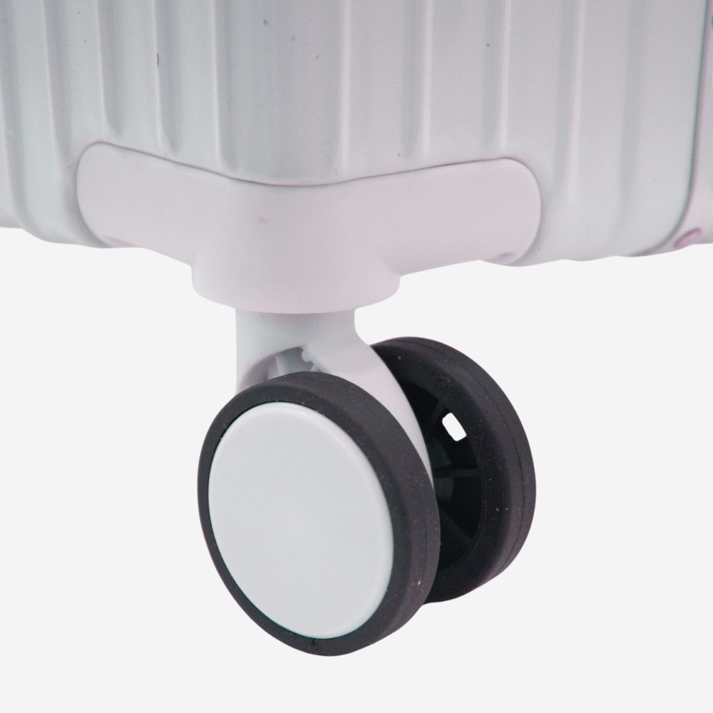 Vali khung nhôm 9066C bánh xe đôi đường kính 55mm, xoay 360 độ