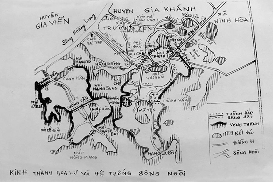 Sơ đồ kinh thành Hoa Lư