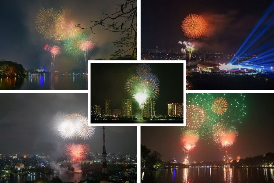 5 điểm bắn pháo hoa Countdown 2026 tại Hà Nội