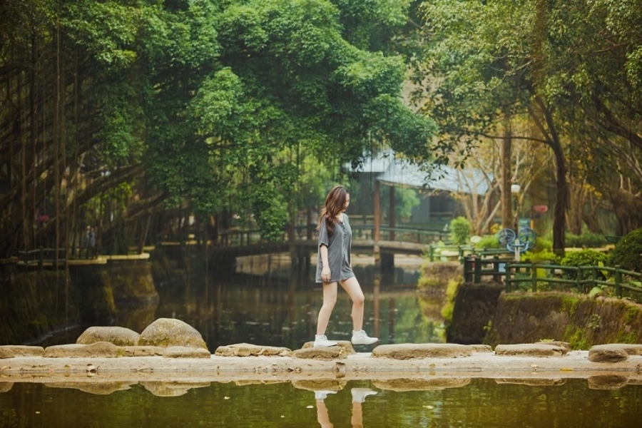 Ao Vua có nhiều góc check-in đẹp