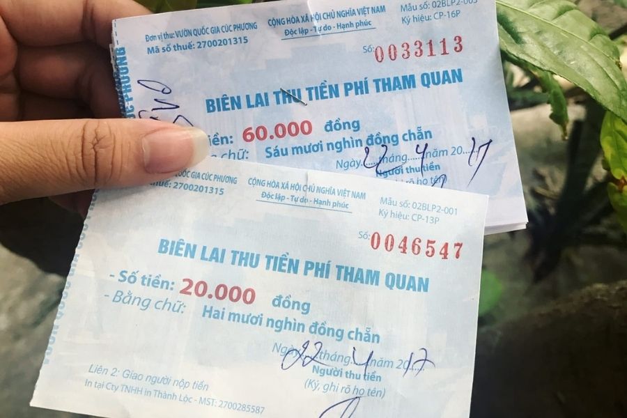 Giá vé tham quan rừng Cúc Phương
