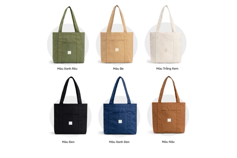 Các mẫu túi Tote bằng Canvas đẹp