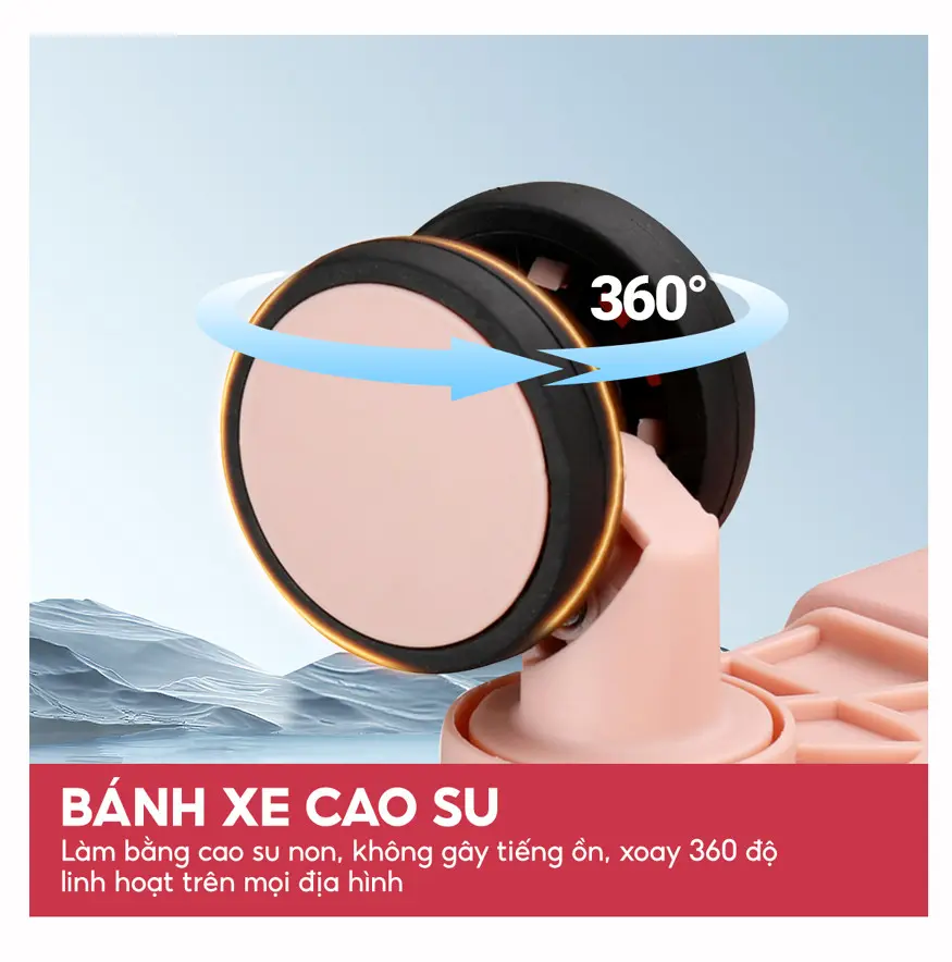 Vali Bamozo Khung Nhôm 9066C Cao Cấp