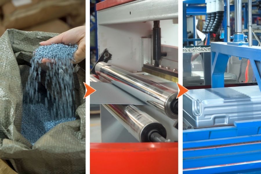 Quy trình sản xuất vali Bamozo tại xưởng