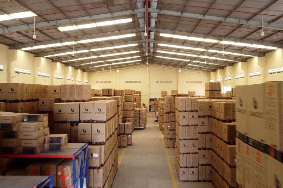 Bamozo có kho xưởng sản xuất vali tại Việt Nam