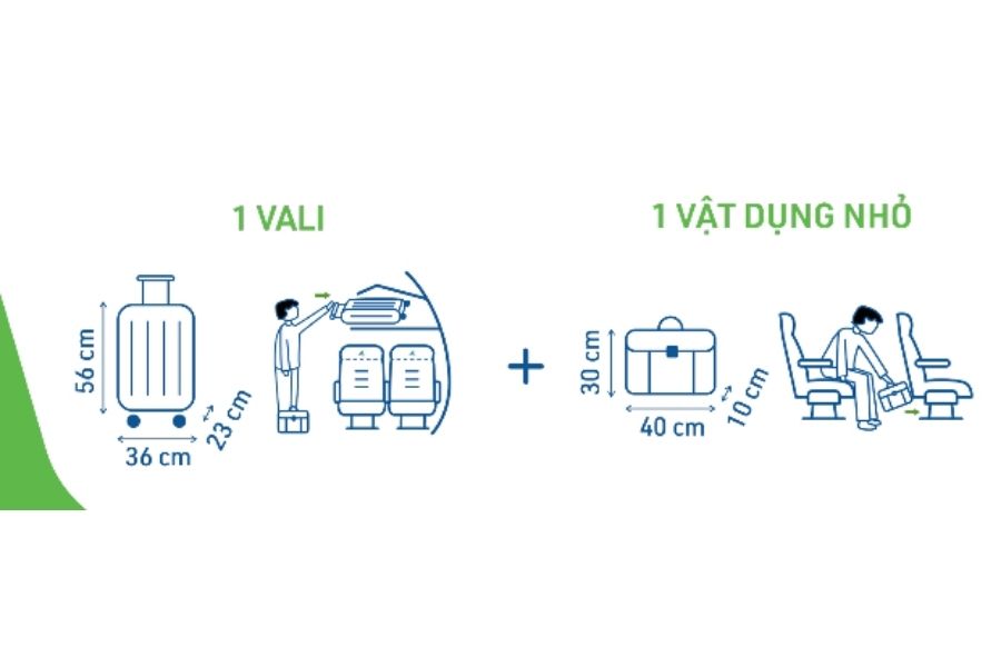 Quy định hành lý xách tay của hàng không Bamboo Airways