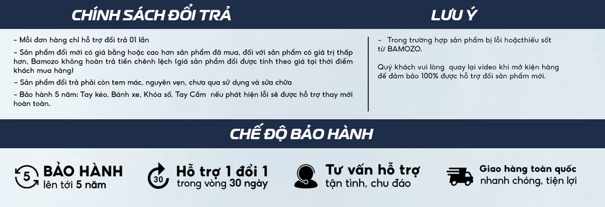 Vali Bamozo Khung Nhôm ULTRAPACK