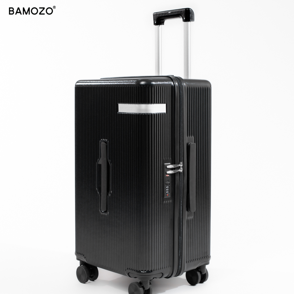 Vali Lumi Space Bamozo_Nhựa PC_Size 20/24/28_ĐEN