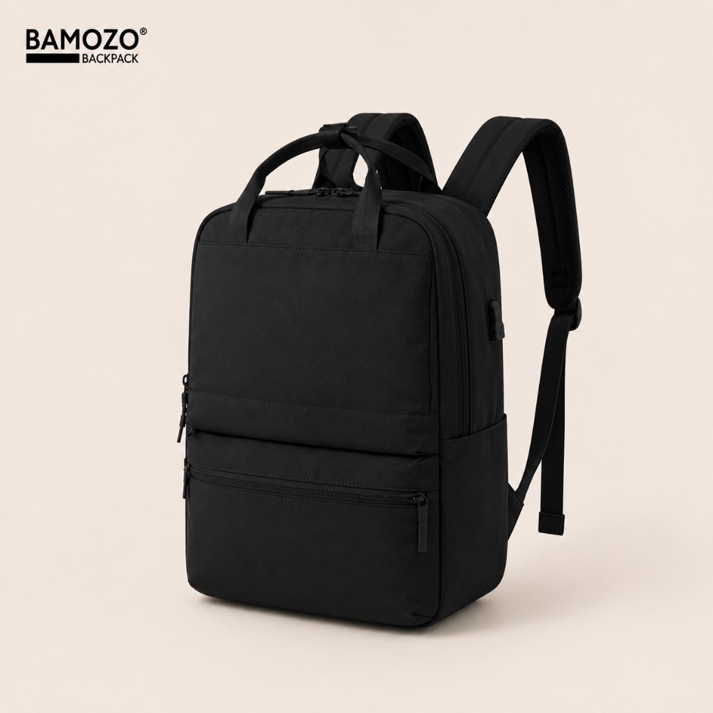 Balo Laptop BAMOZO ONA 15.6 Inch Chống Nước, Siêu Nhẹ