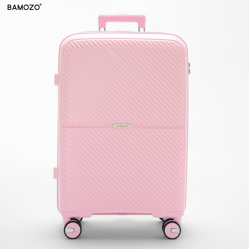 Vali RAVO Bamozo_Nhựa PP_Size 20/24/28_HỒNG NHẠT